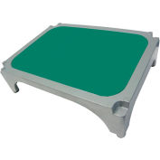 Imperial Surgical® OR-36363-03 Aluminum Stackable Step Stool with Green Mat - Pkg Qty 4