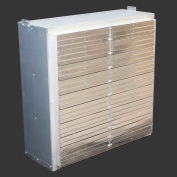 Hessaire 48" Belt Drive Box Fan 48X750S-N, 1HP, 1PH, 19210 CFM, With Shutter