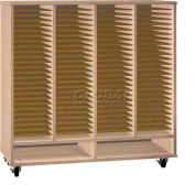 Ironwood Mfg. FS Series - 100 Open Folio Music Storage Cabinet - Maple