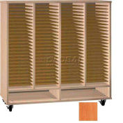 Ironwood Mfg. FS Series - 100 Open Folio Music Storage Cabinet - Oiled Cherry