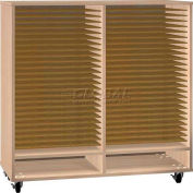 Ironwood Mfg. FS Series - 50 Open Folio Music Storage Cabinet - Maple