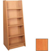 Paperback Display - End-of-Range 60H - 23-7/8"W x 18"D x 60"H Oiled Cherry