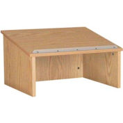 Table top Podium / Lectern - 24"W x 19-3 / 4"D x 13-3 / 4"H Natural Oak