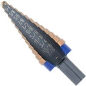 Unibit Cobalt Step Drill-4 12 Hole Sizes (3/16"-7/8"), 1/16" Increments