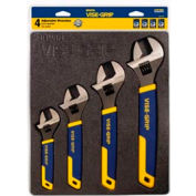 Irwin 2078706 4 PC. 6", 8", 10" & 12" Adjustable Wrench Set In Tray