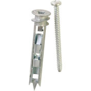 ITW E-Z Ancor 10006 - Toggle Lock 100 lb. Self-Drilling Drywall Anchor - Made In USA - Pkg of 2
