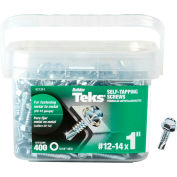 ITW Teks Drill Point Screw - #12-14 x 1" - Hex Head - Pkg of 400 - 21341
