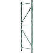 Interlake Mecalux Pallet Rack Tear Drop, Welded, Upright Frame 48"D x 144"H, Green