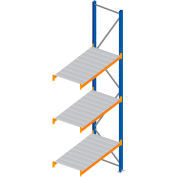 Interlake Mecalux Bulk Rack Add-On w/ Steel Decking, 84"W x 24"D x 96"H