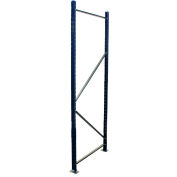 Interlake Mecalux Bulk Storage Rack Upright, 96"Hx24"D, 8489 Lbs. Cap.
