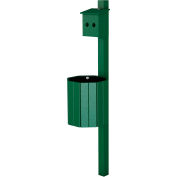 Frog Furnishings Recycled Plastic Doggy Pit Stop, Green, 11 Gallon Capacity