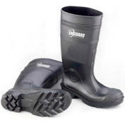 Enguard PVC Steel Toe Waterproof Boots, 16" Height, Black, Size 9, 1 Pair