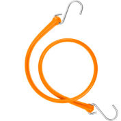 The Perfect Bungee B36 31" Bungee Strap W/Galvanized S Hook End (Overall Length 36"), Orange - Pkg Qty 4