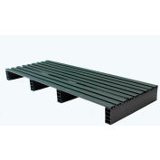 JiFram Rackable Extruded Plastic Pallet 05000235 - 48x18, Two-Way Entry, 1000 Lb. Fork Capacity