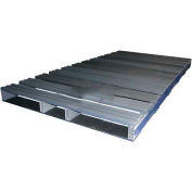 Rackable Extruded Plastic Pallet, 96x48, 4-Way Entry, 3000 Lb Fork Capacity