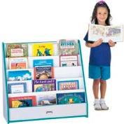 Jonti-Craft® Rainbow Accents® Flushback Pick-a-Book Stand - 1 Sided - Gray Top/Yellow Edge
