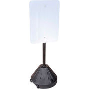 Magic Master PP2-58P Next Generation Rolling Black Sign Base w/ 58" Pole
