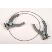 Justrite® 8499 3' Flexible Antistatic Wire - Dual Hand Clamps