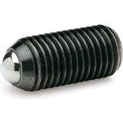 J.W. Winco GN615.3 Ball Plungers, Steel, Internal Hexagon, Standard Spring, 0.24" Plunger Dia,0.91"L