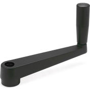J.W. Winco GN471 Crank Handles, Aluminum, Revolving Handle, Through Round Bore - 14mm, 4.92" Long