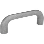 J.W. Winco 225-22-BL GN 225 Cabinet "U" Handles Cast Iron, with Tapped Holes