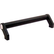 J.W. Winco Off-Set Tubular Grip Handle - 16.55"L Black 5/16-18 Tapped Thread