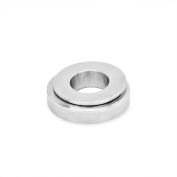 J.W. Winco GN 350.3 Spherical Leveling Washers, Stainless Steel, Matte, M24, 13/16"T, 3-1/8" Out Dia