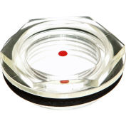 Plastic Fluid Level Sight Glass - G 1" Pipe Thread - J.W. Winco 6311025