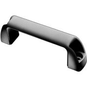 J.W. Winco Plastic Cabinet U-Handle - 5.47"L x 1.02" Dia Black fits M8 or 5/16" Socket Cap Screw