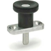 Plate Mount Indexing Plunger - Non Lock-Out Type Stainless Steel .24"x.55" Pin