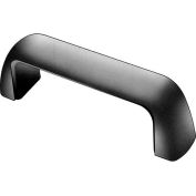 J.W. Winco Plastic Cabinet U-Handle - 5.24"L x 1.02" Dia Black 5/16-18 Tapped Thread