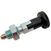 Indexing Plunger w/ Knob Lock-Out & Nut Zinc 5.0x24.0N Pressure M8x1.25 Thread 5x5mm Pin