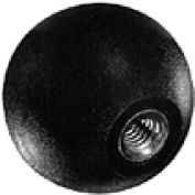 J.W. Winco WD595 Thermoplastic W/Brass Insert Ball Knobs Tapped 38mm Diameter mm Length 7/16-14