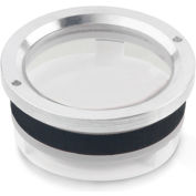 Aluminum Press Fit Fluid Level Sight Glass w/o Indicator - Fits 38mm (1.50") Bore - J.W. Winco RD3/A