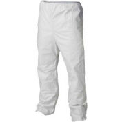 GRAI Microporous Fabric Disposable Pants,L,Elastic Waist,White PANT-KG-L White 