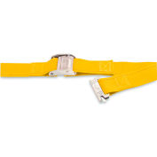 Kinedyne Cargo Control Cam Logistic Strap 651201 with Spring Loaded Fitting - 12' x 2" Gold