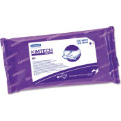 Kimtech W4 PreSat Alcohol Wipers, 70% IPA, 9" x 11", White, 40/Pack, 10/Case