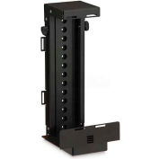 Kendall Howard Adjustable CPU Holder, 60 lb. Weight Capacity, Black