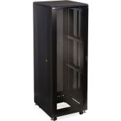 Kendall Howard™ 37U LINIER® Server Cabinet - Glass/Solid Doors - 24" Depth