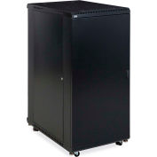 Kendall Howard™ 27U LINIER® Server Cabinet - Solid/Solid Doors - 36" Depth
