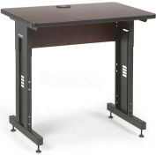 Kendall Howard™ Classroom Training Table - Adjustable Height - 24" x 36" - African Mahogany