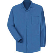 Red Kap® Unisex ESD/Anti-Static Counter Jacket, Electronic Blue, Polyester/Nylon, M