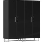 Ulti-MATE Garage 2.0 Series 2-Piece Tall Cabinet Set 71" x 21" x 80" Black
