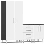 Ulti-MATE Garage 2 Series 3-Piece Cabinet Set 83" x 21" x 80" White
