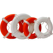 Kemp 24" Ring Buoy, White USCG Approved, 10-205-WHI