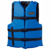 Kemp Adult Universal Life Vest, Royal Blue & Black, 20-002-ADULT-BLU