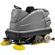 Karcher B 250 R Bp 2SB, R 100 Ride On Scrubber,650 Ah Wet Batteries w/H.E. Shelf Charger-9.841-309.0