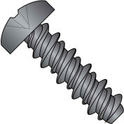 #4 x 3/8 #3HD Phillips Pan High Low Screw Fully Threaded Black Oxide - Pkg of 10000