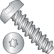 #6 x 1/2 #5HD Six Lobe Pan High Low Screw Fully Threaded 410 Stainless Steel - Pkg of 5000