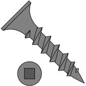 #8 x 3 Square Recess Drive Bugle Head Coarse Thread Drywall Screw Black Phosphate - Pkg of 2000